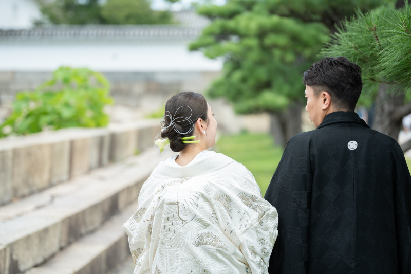 〈和装〉【大阪城公園×和装撮影1点】壮大な景観の元、殿様姫様気分で