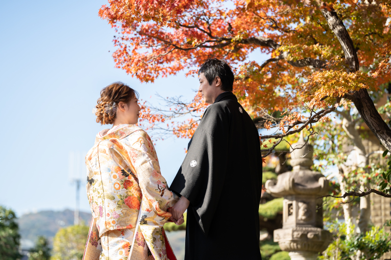 〈和装〉×〈紅葉時期ロケ地お任せ〉まだ間に合うお得!165,000円→155,000円・120カット全データー7日仕上げ