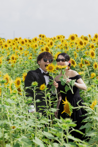 ATANO wedding _ひまわり畑