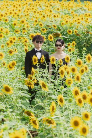 ATANO wedding _ひまわり畑