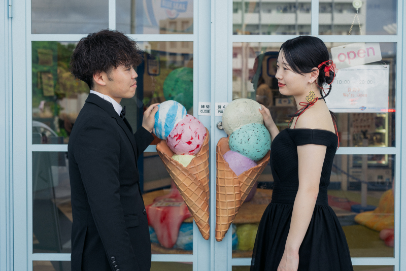 【THE前撮り撮影&オープニング】ドローン撮影無料!会場が泣く!宮古島でのオープニングムービー&前撮り写真撮影!!