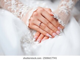 フォトウエディング限定｜花嫁ネイルフォトプラン ♢指先から完成する上品な美しさフォト映えネイル ☆花嫁のための特別プラン−