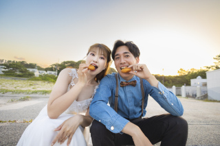 【Photorait限定◇フォトパネルプレゼント！】洋装2着ロケーション＋スタジオ◇お二人のこだわりをトータルディレクション♪