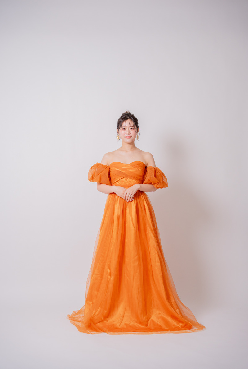 オレンジドレス
