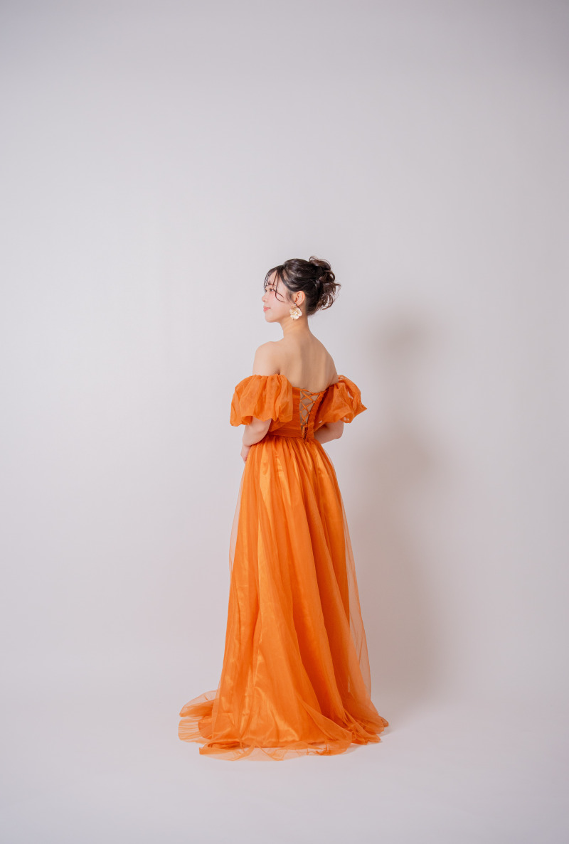オレンジドレス