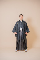 黒光沢あり紋付