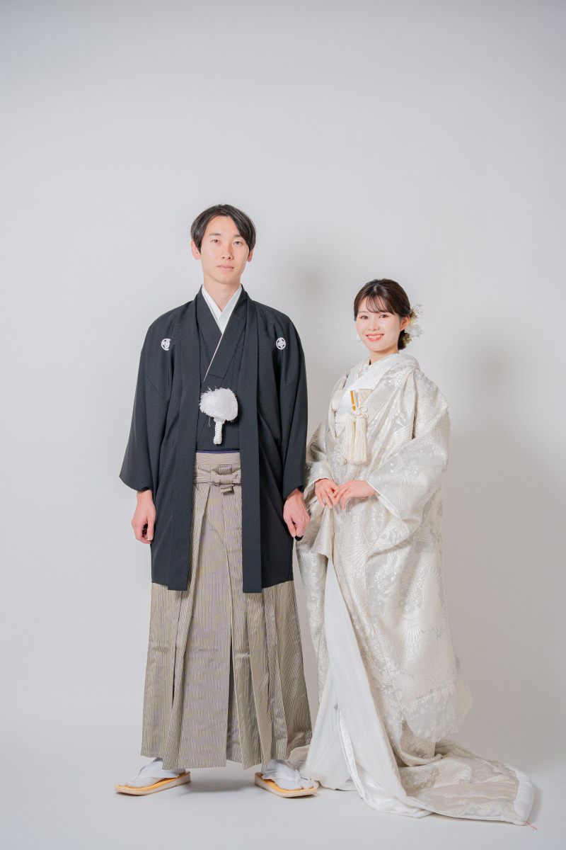 和装が映える立ち姿