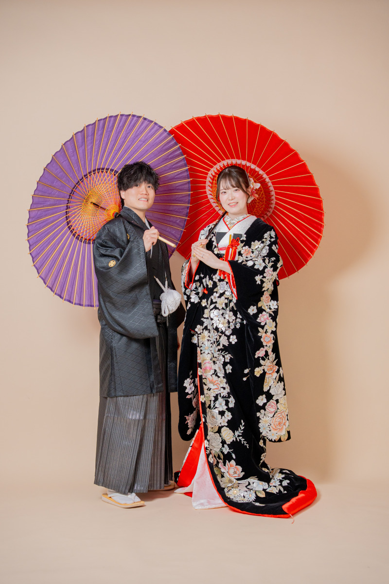 番傘で彩る和の世界観