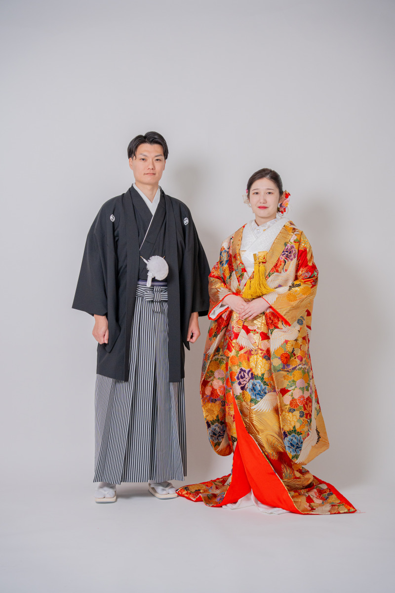 ゴージャスな和装でキメッ！