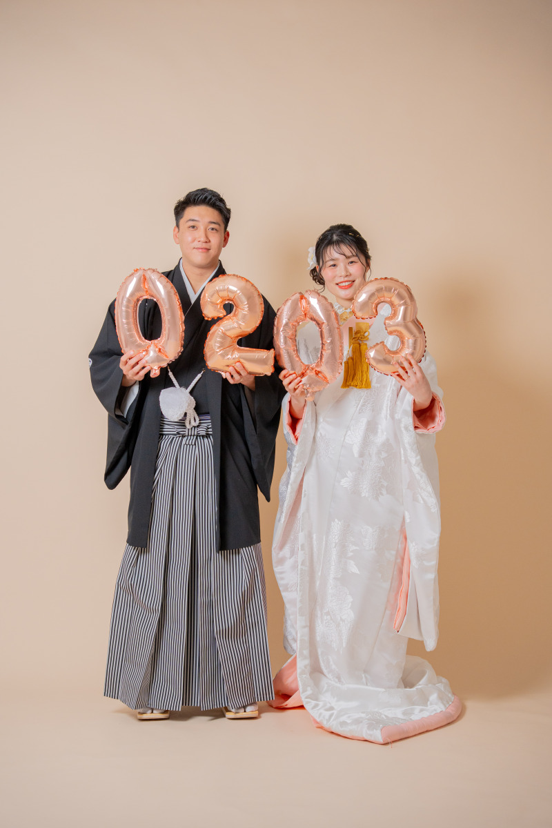 記念日の数字を並べて