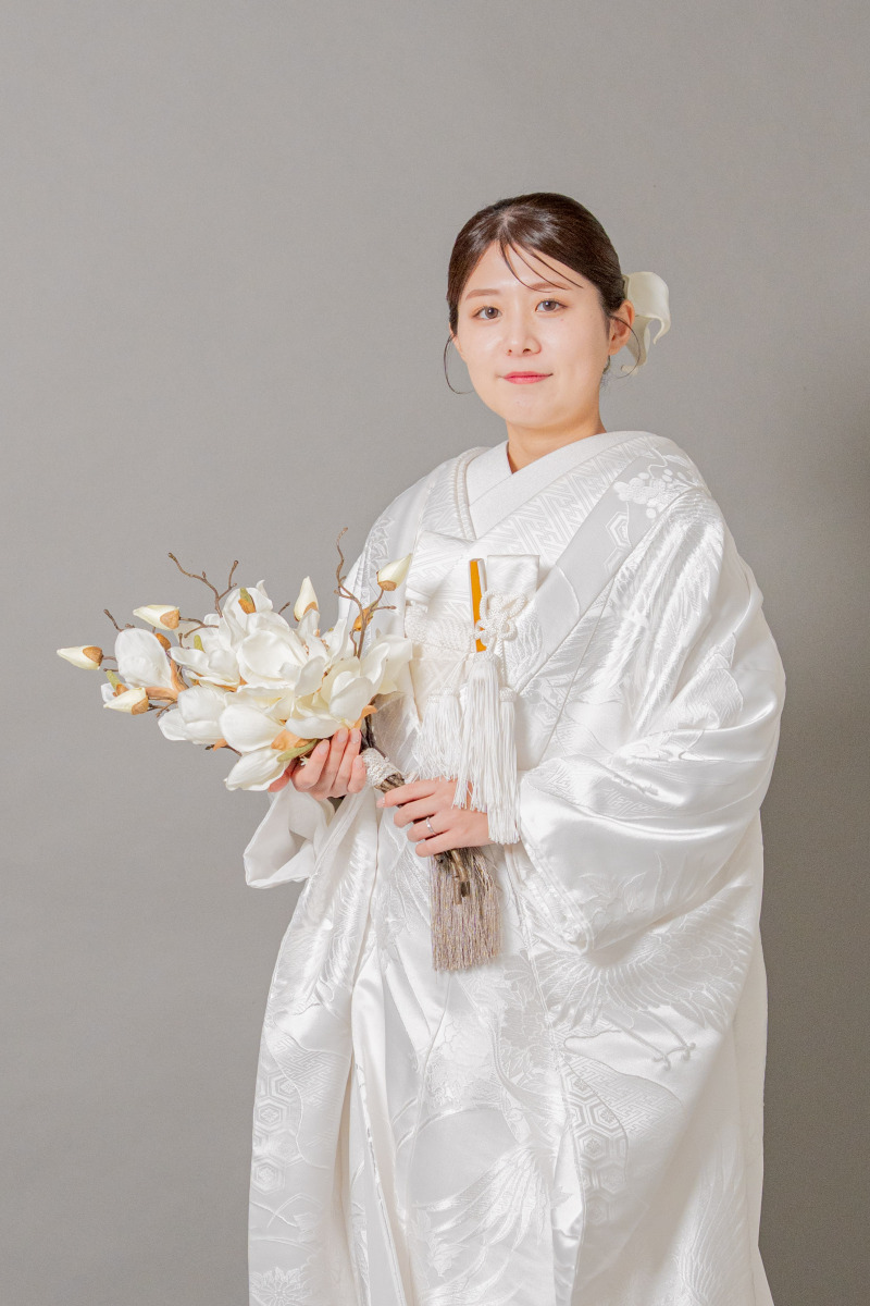 白無垢&times;洋風ブーケ。自分流の和モダンを叶えて
