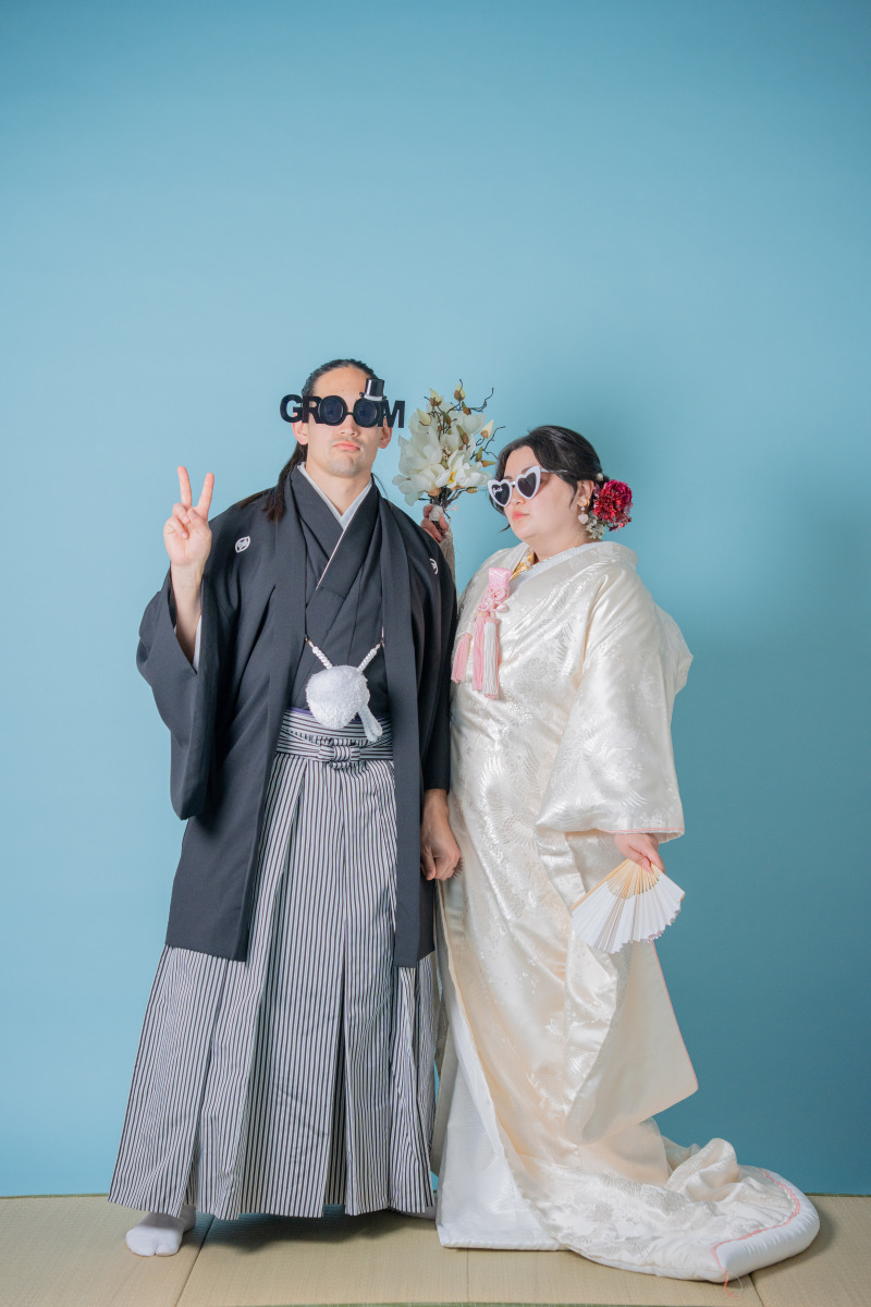 一時帰国で叶える和の思い出。ふたりだけの空間で楽しむセルフ和装フォト