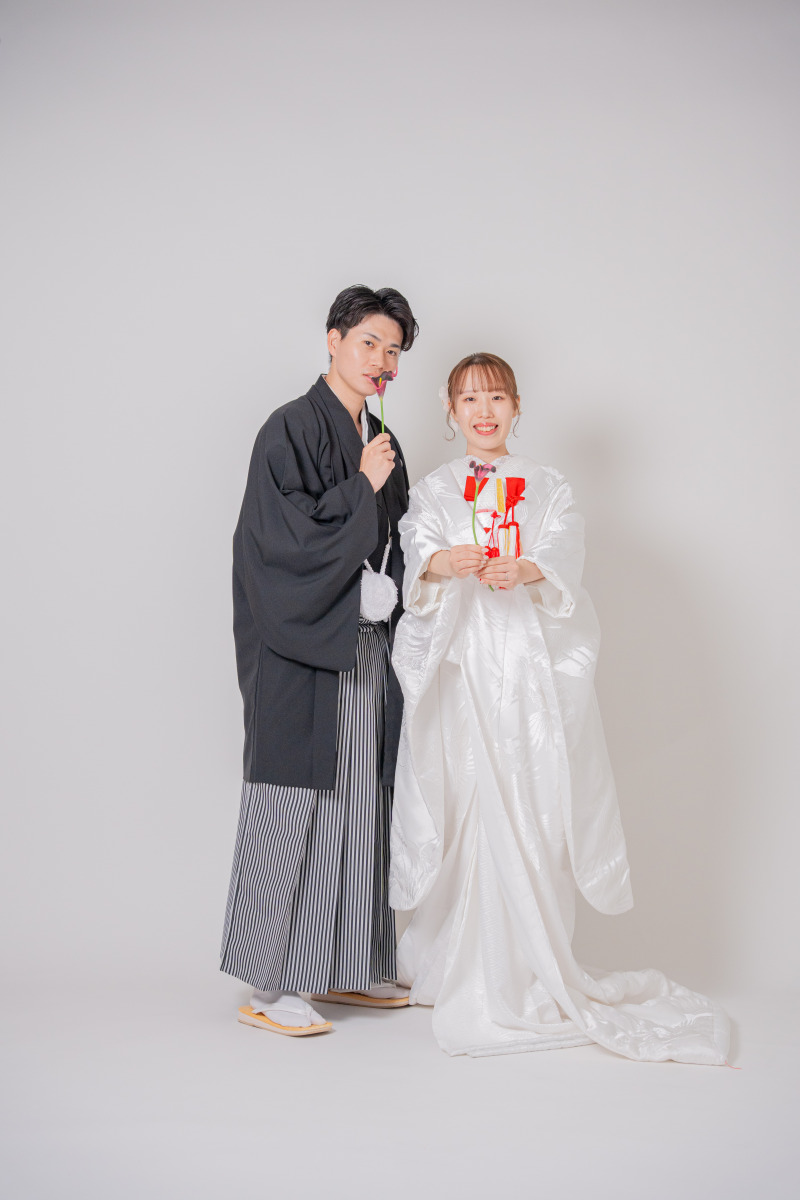 お花を一輪、クールに決めて