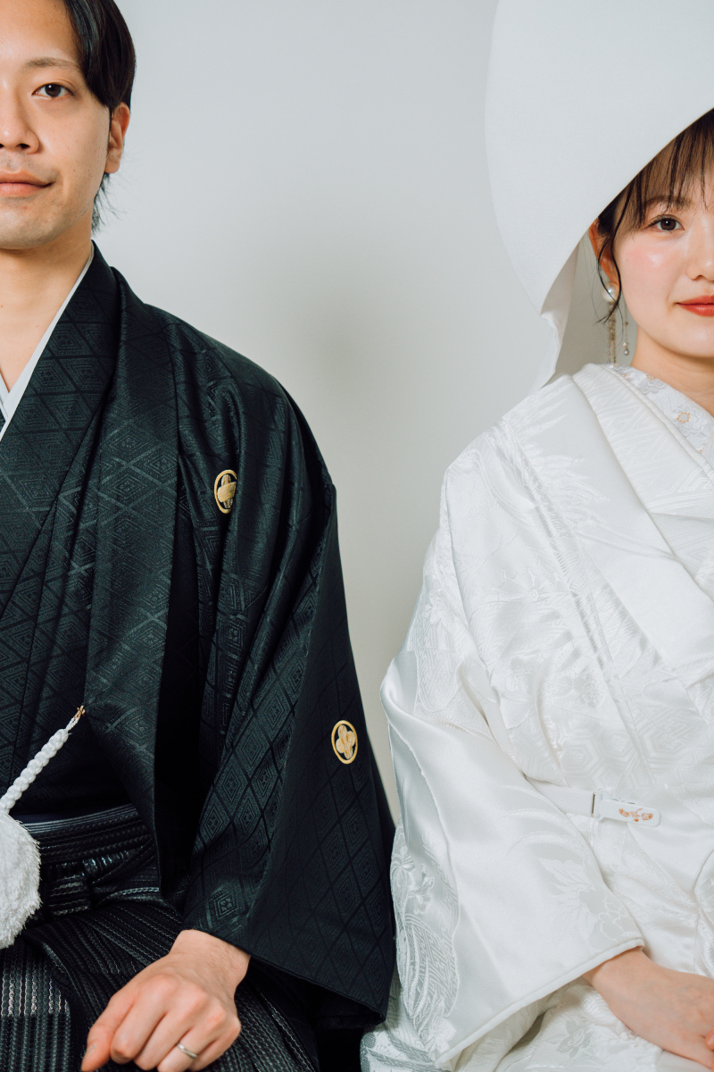 伝統の綿帽子をモダンに