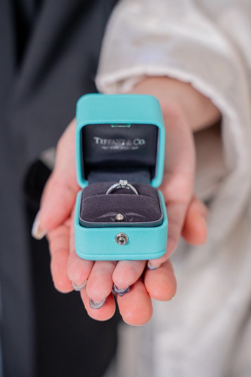 ティファニーブルーに輝く、永遠の誓い