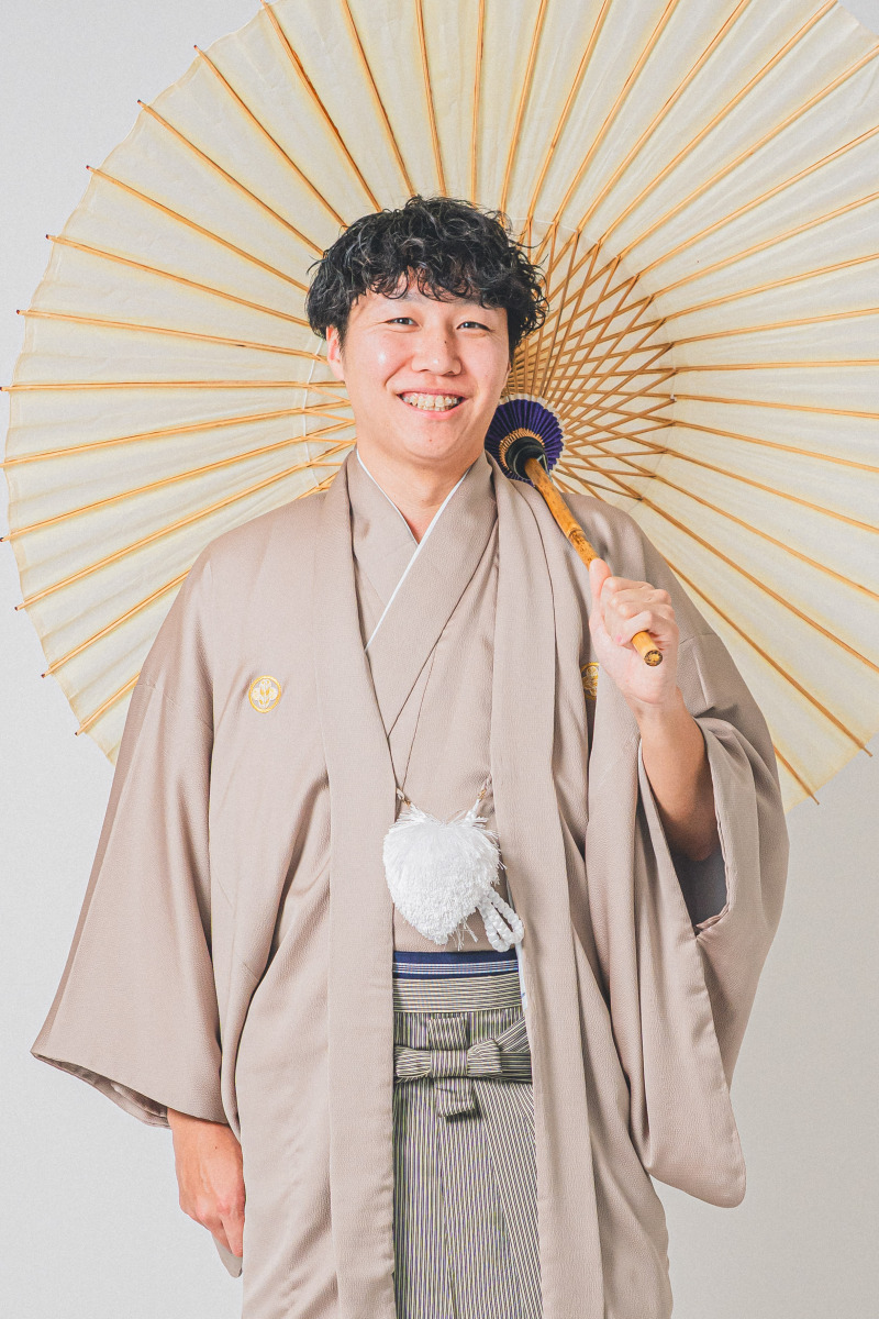 番傘ひとつで決まる一枚