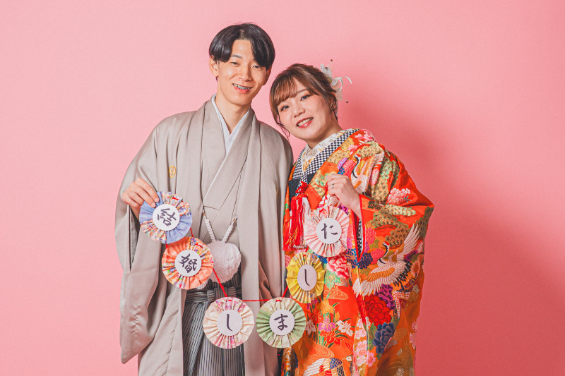 プロのヘアメイク&鮮やかな色打掛で残す!こだわりの和装フォト