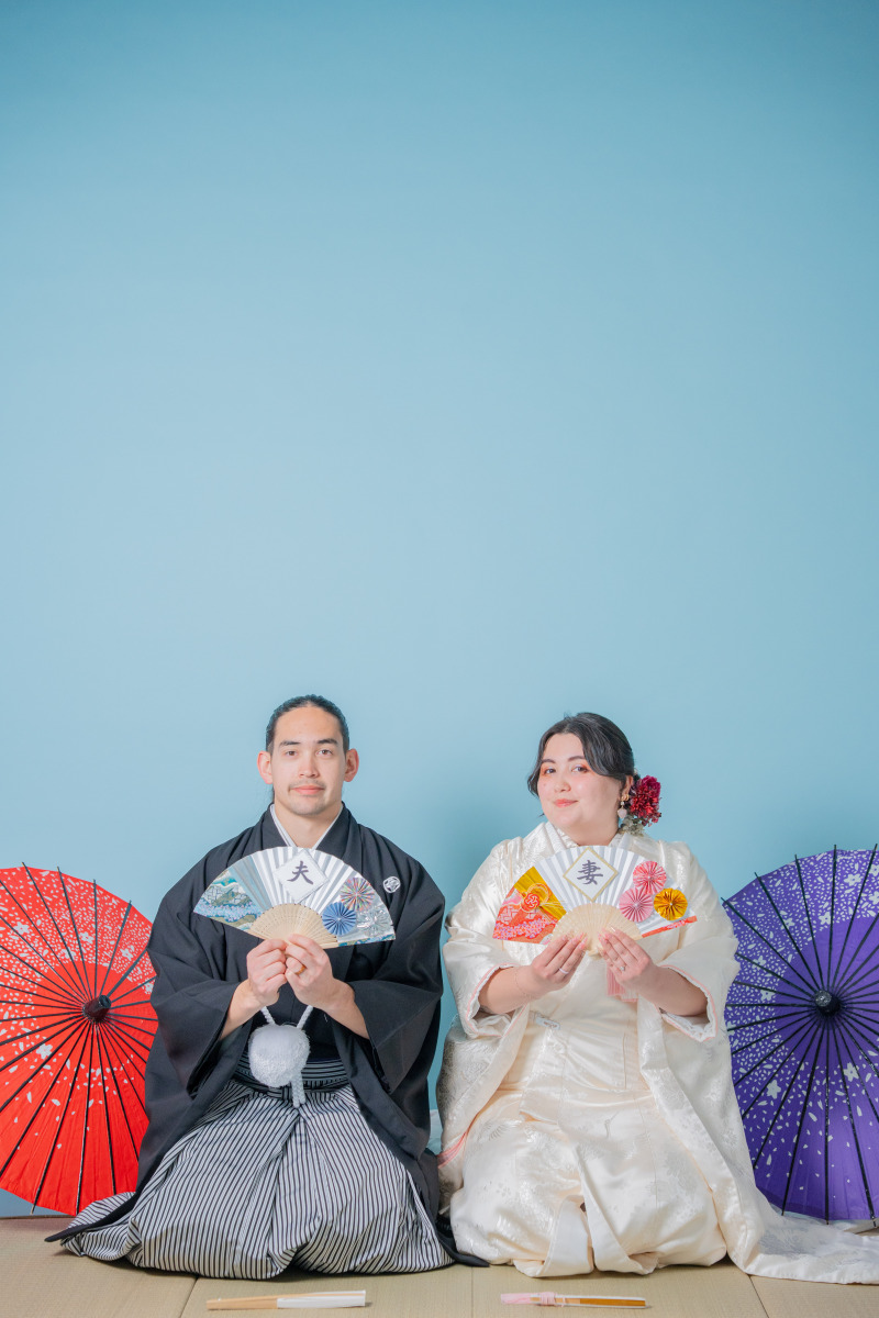 畳の上で、晴れ姿をご報告