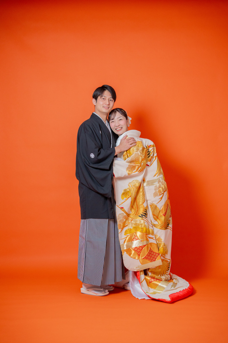 ぬくもりを感じる寄り添いショット