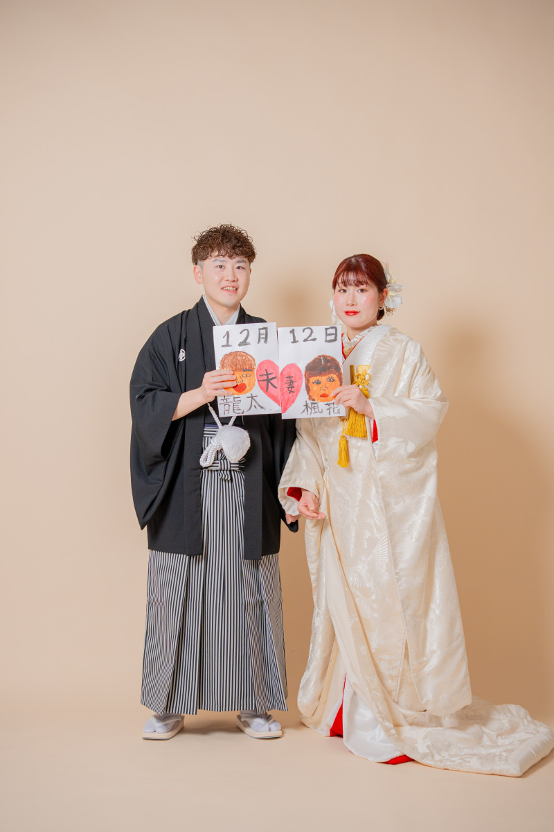 手作りボードで記念日宣言