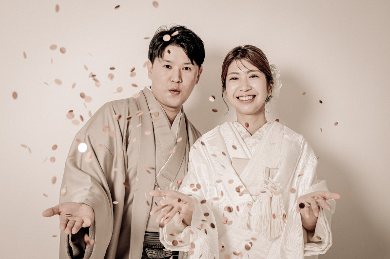 コンフェッティ撮影