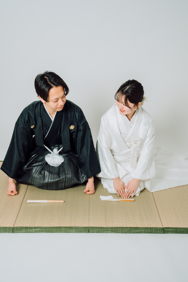 畳の上で、和やかなひととき