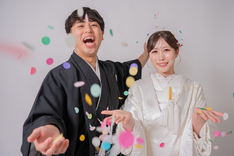 舞い散るコンフェッティ！