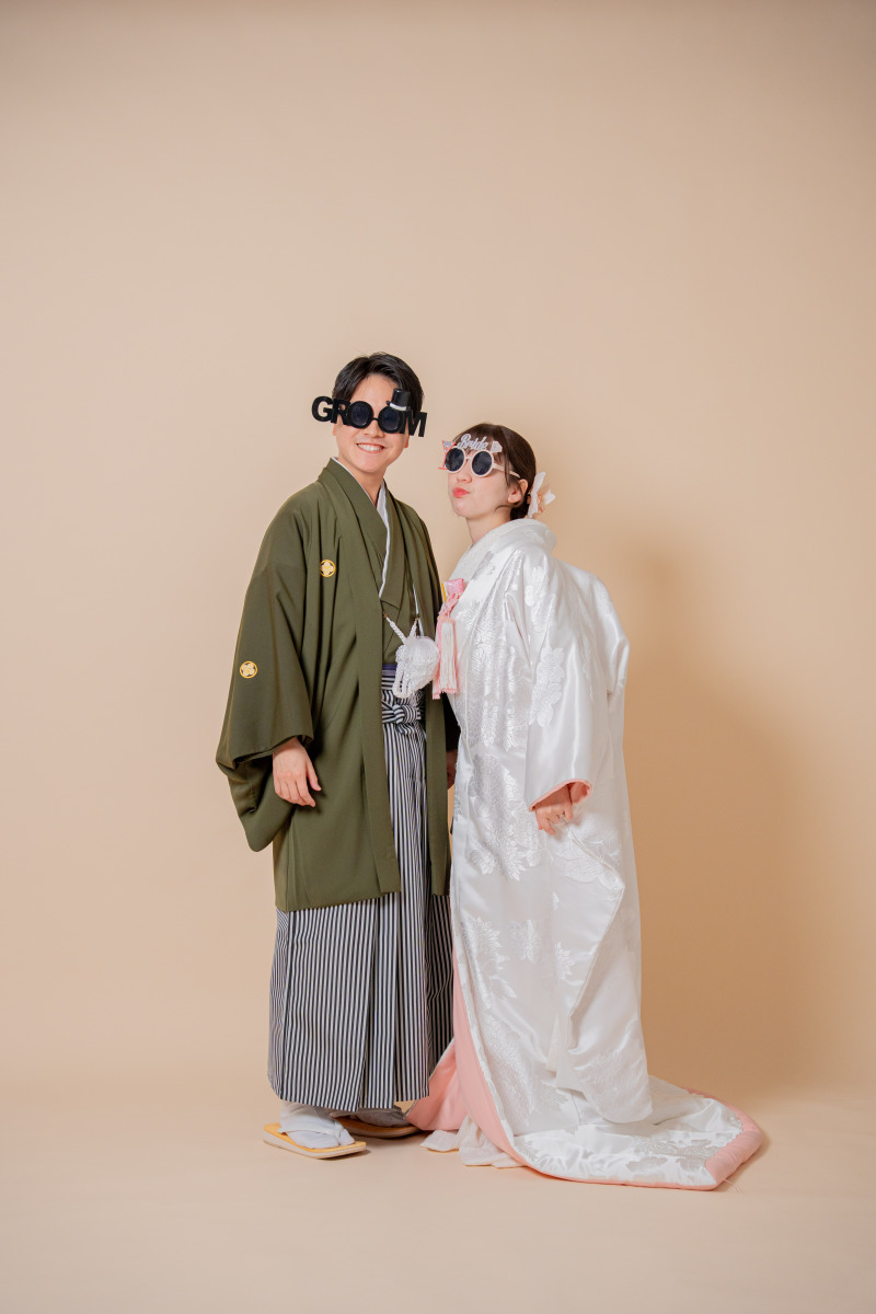 お茶目なサングラス姿