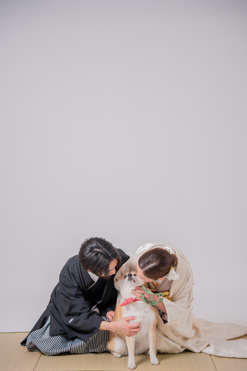 大切な家族、愛犬と一緒に祝う幸せ