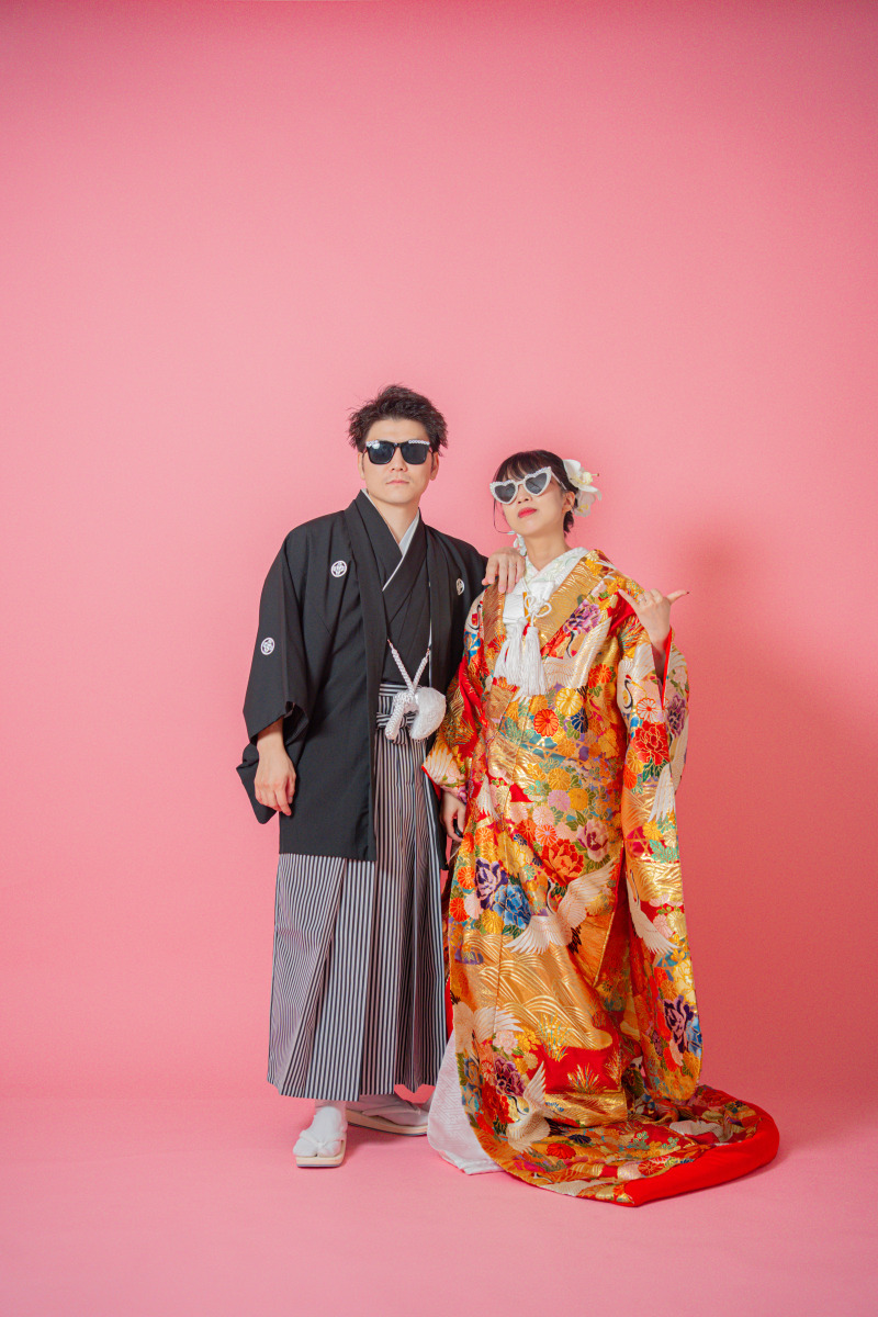 ハートサングラスでクール&ポップに