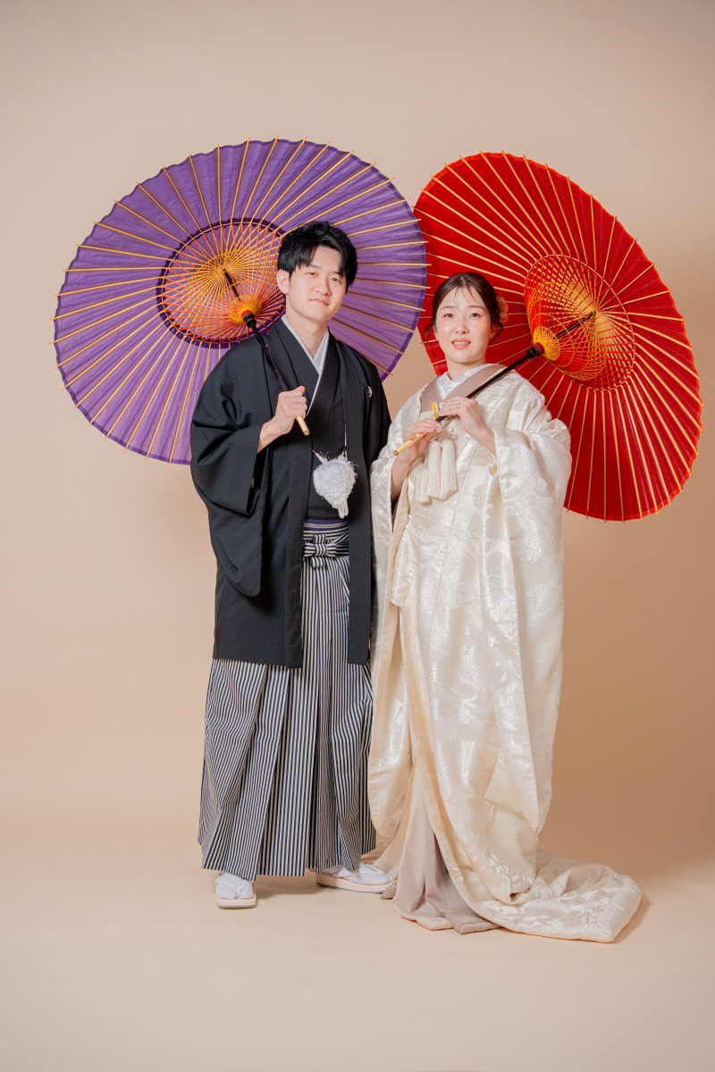 番傘に包まれる静かな時間