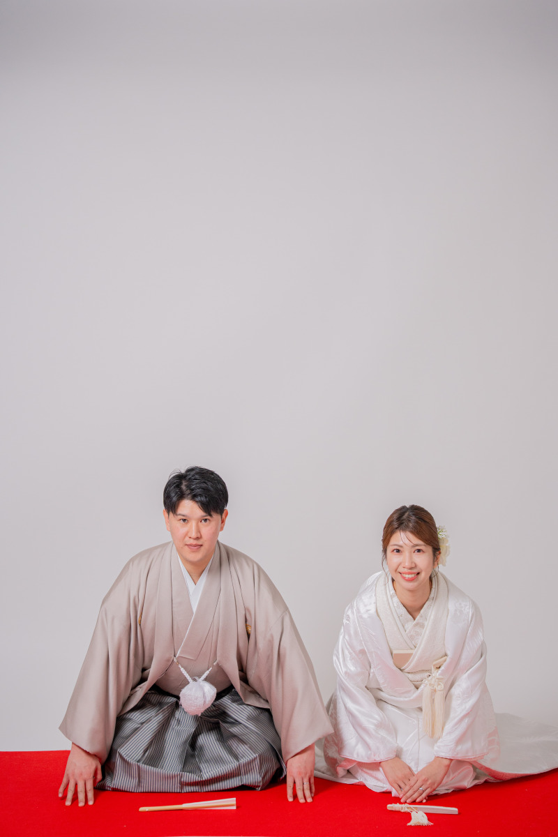 定番の正座ショット