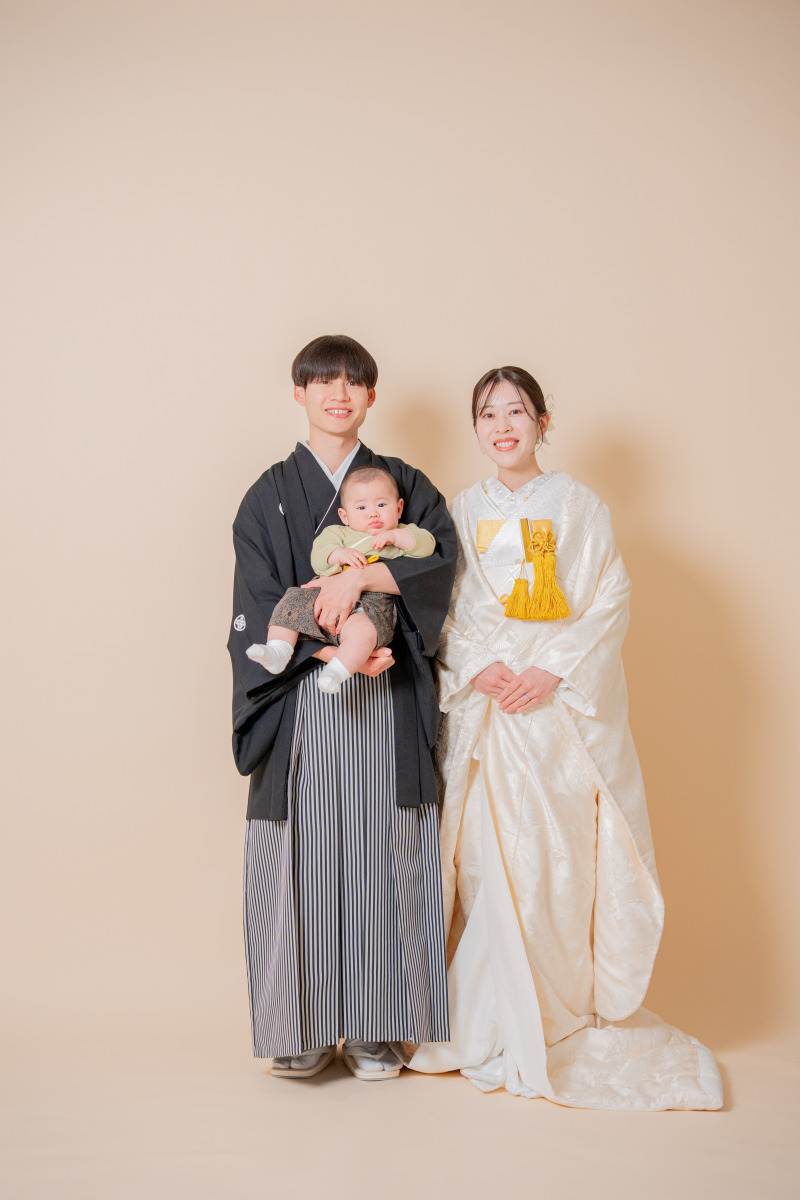 笑い声まで写し出そう！セルフ写真館で楽しむ、家族の和装フォト