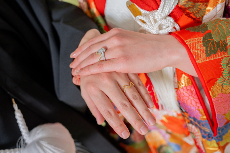 最後はサービスショットで