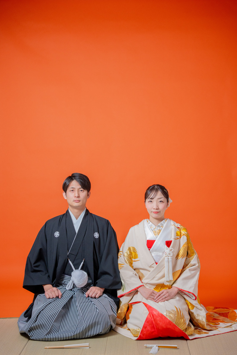 色打掛の色彩をより鮮明に