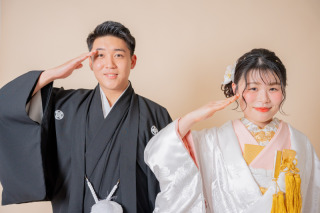 誰にも見せない秘密の笑顔！完全個室で、ふたりだけの和装デビュー