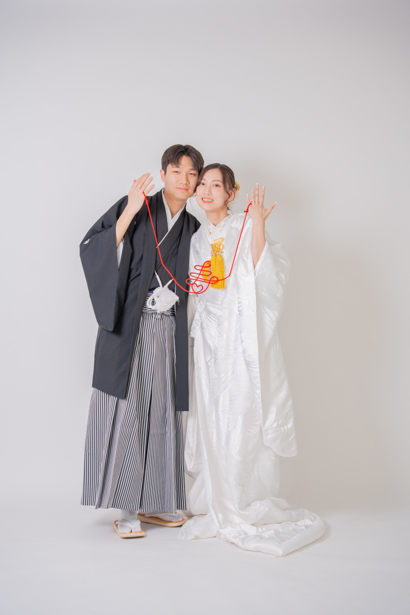 赤い糸でつながって