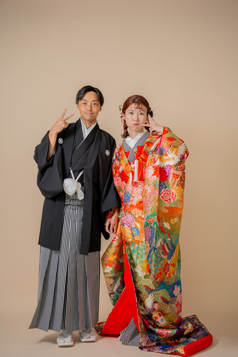 自分の好きな組み合わせで衣装をチョイスできる