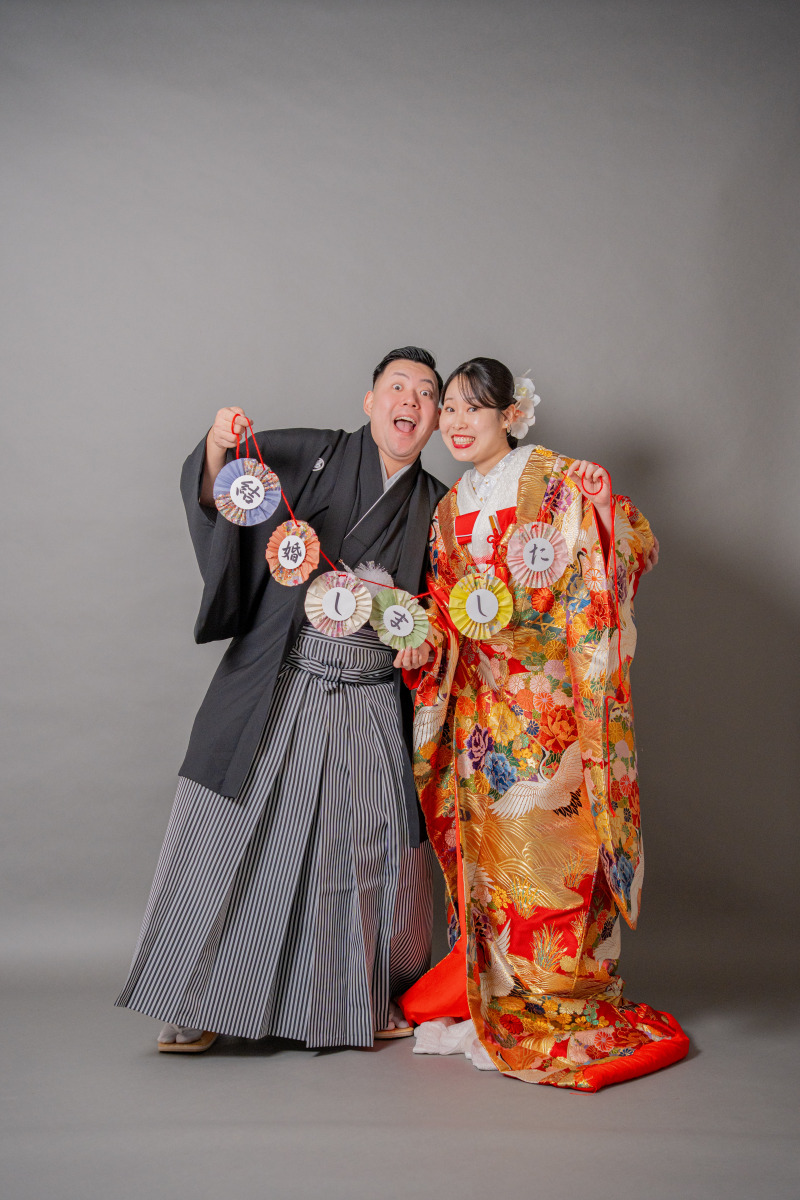 息を合わせて、ハッピーを掲げて