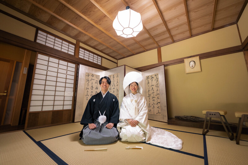 趣ある和室での伝統的な佇まい