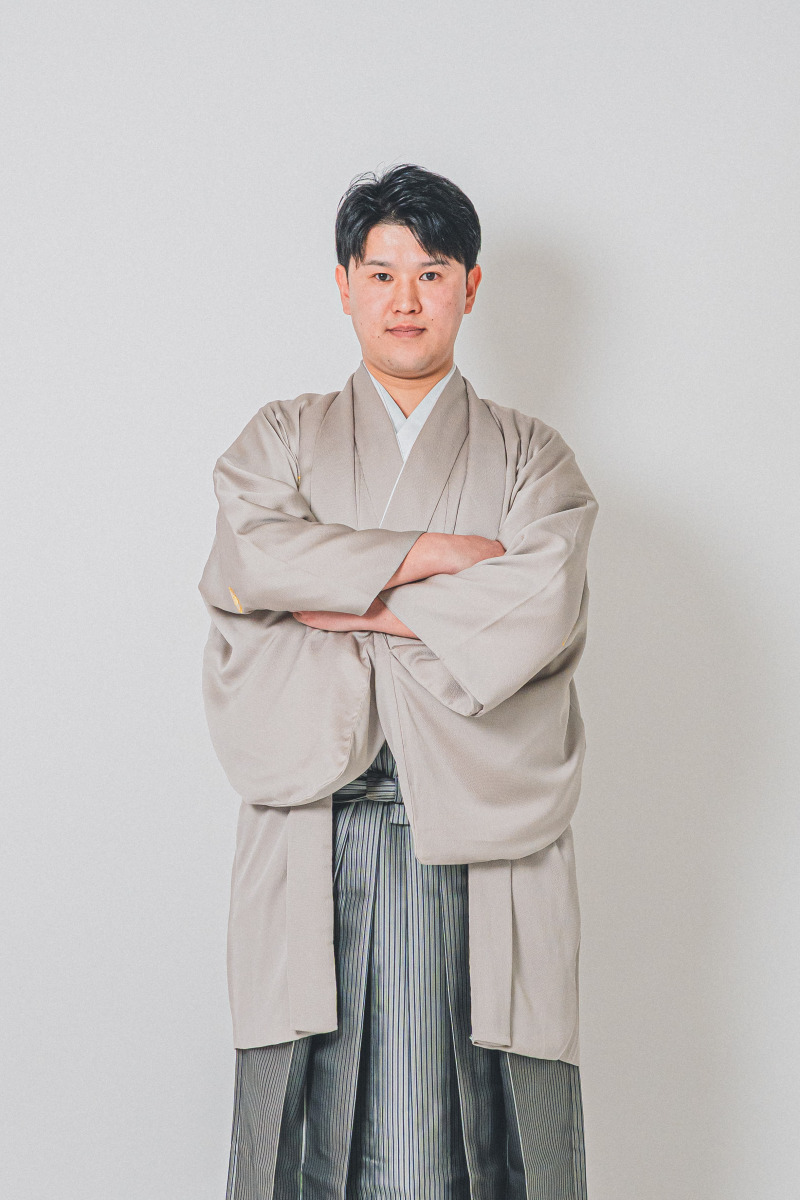 洗練された紋付姿