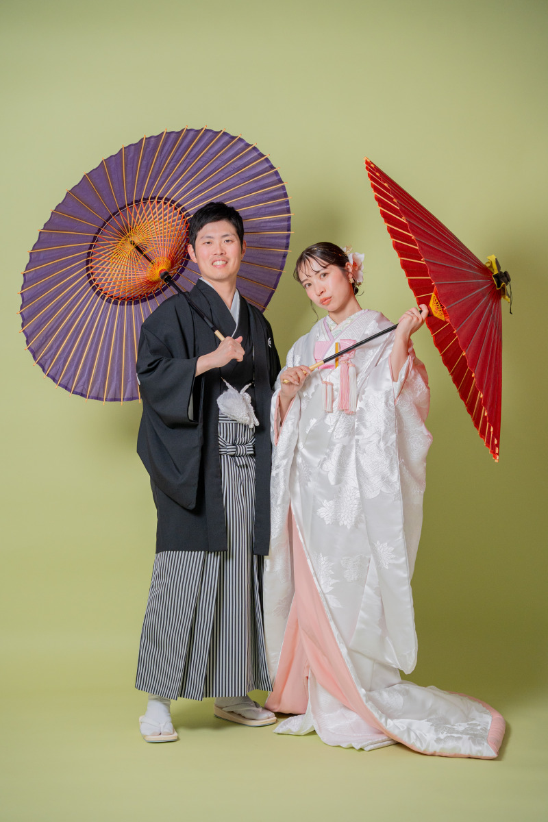 色鮮やかな番傘で、遊び心を。