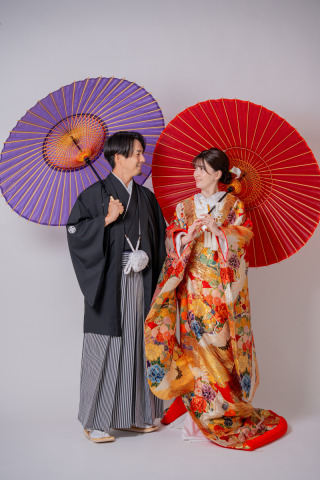 INAI WEDDING WASOU 大阪店_和装前撮り撮影風景