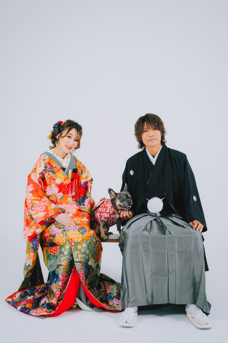 【大好きな愛犬と一緒に♪】With Dog 和装フォト撮影プラン