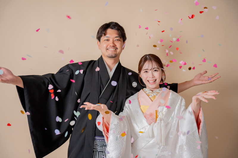 ⭐️待望の和洋プランが登場！和装もドレスも両方叶う♡ 59800円（嬉しい花嫁ヘアセット付き）