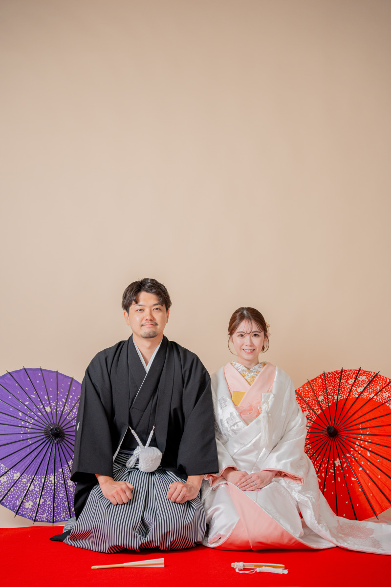 ⭐️待望の和洋プランが登場！和装もドレスも両方叶う♡ 59800円（嬉しい花嫁ヘアセット付き）