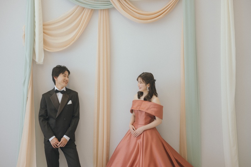 カラフルなチュールリボンと一緒で自然な笑顔に♪