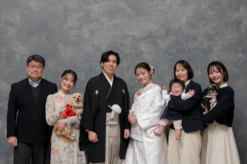 家族で迎える門出