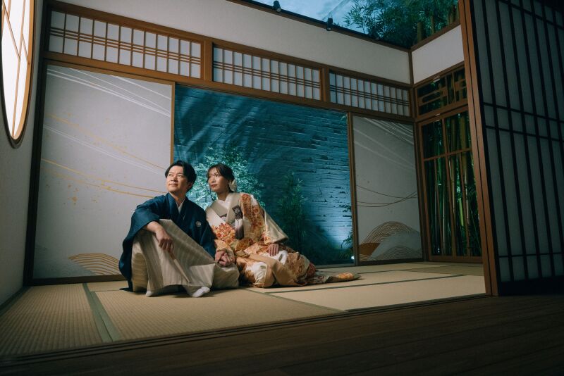 和の灯りに包まれて