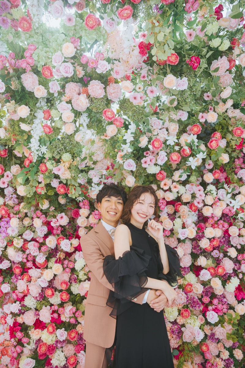 笑顔がまぶしい一枚。楽しい撮影の締めくくりに